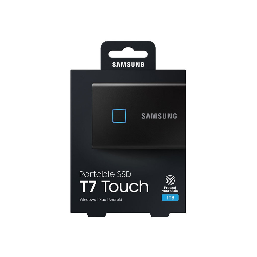 Накопичувач SSD USB 3.2 1TB T7 Touch Samsung (MU-PC1T0K/WW) - зображення 11