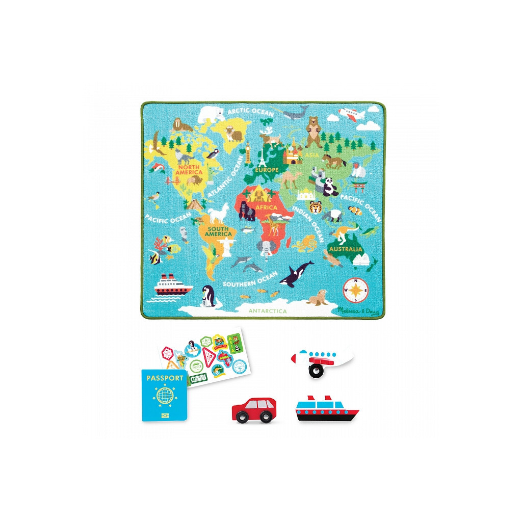 Дитячий килимок Melissa&Doug Мапа світу (MD15194) - зображення 4