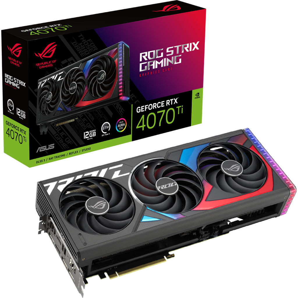 Відеокарта ASUS GeForce RTX4070Ti 12Gb ROG STRIX GAMING (ROG-STRIX-RTX4070TI-12G-GAMING) - зображення 10