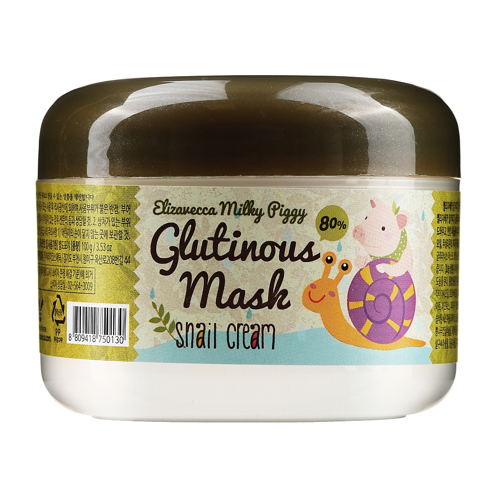 Маска для обличчя Elizavecca Milky Piggy Glutinous Mask 80 Snail Cream 100 мл (8809418750130) - зображення 1
