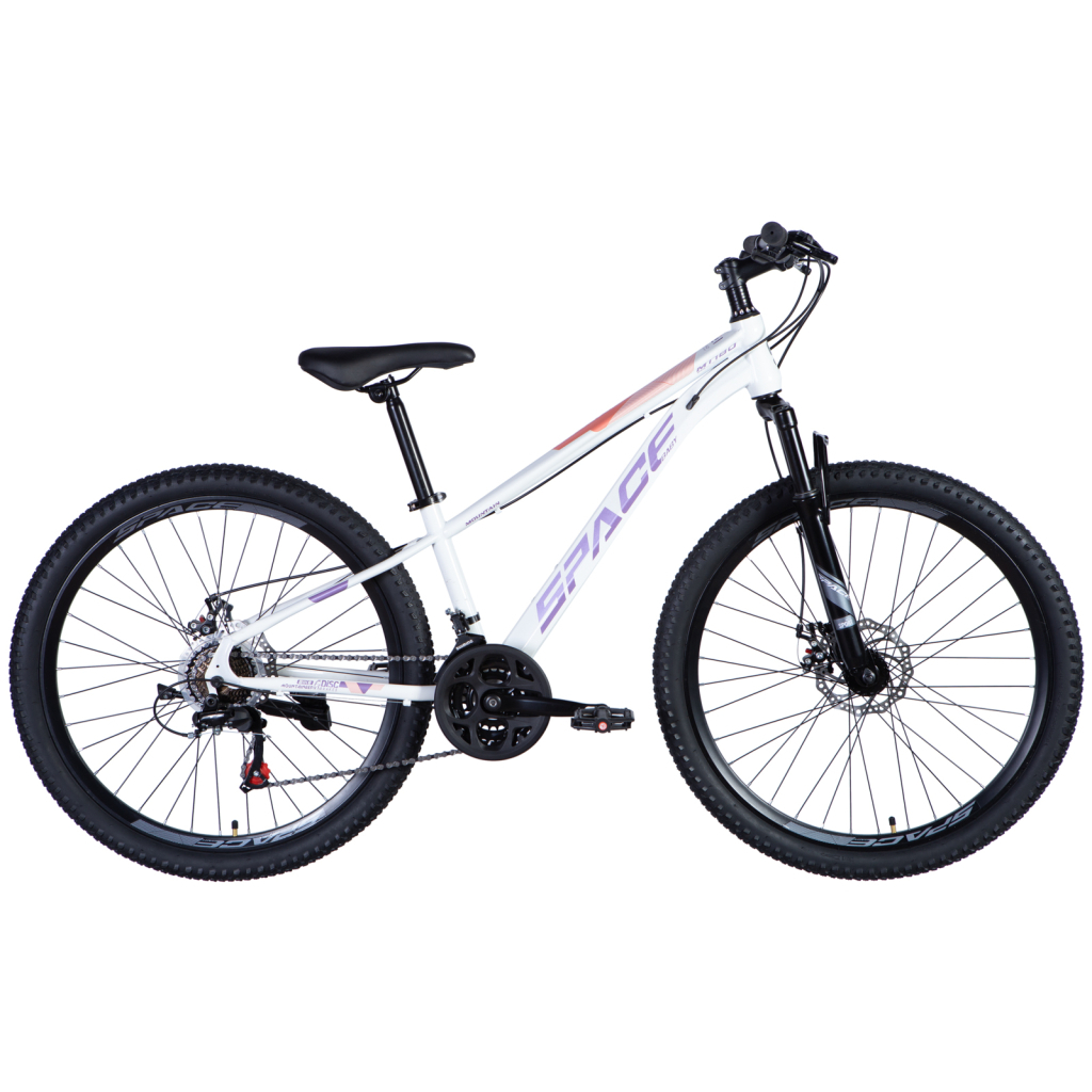 Велосипед Space 26" Saturn AM DD рама-13" St бiло-бузковий 2024 (OPS-SP-26-003) - зображення 1