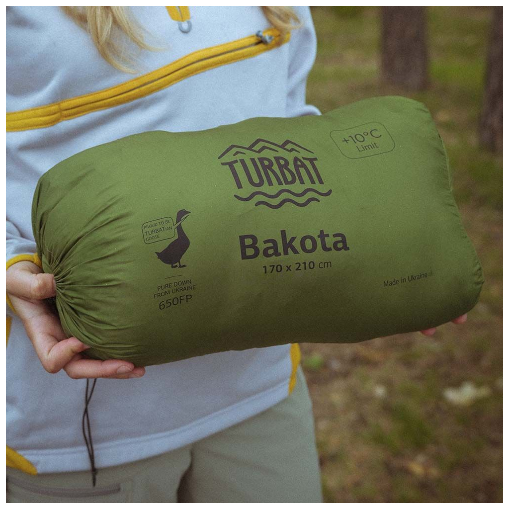 Спальний мішок Turbat -ковдра Bakota green (012.005.0426) - зображення 10