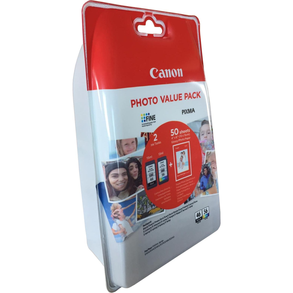 Картридж Canon PG-46 + CL-56 + Paper (Multi Pack) (9059B003/9059B006) - зображення 2