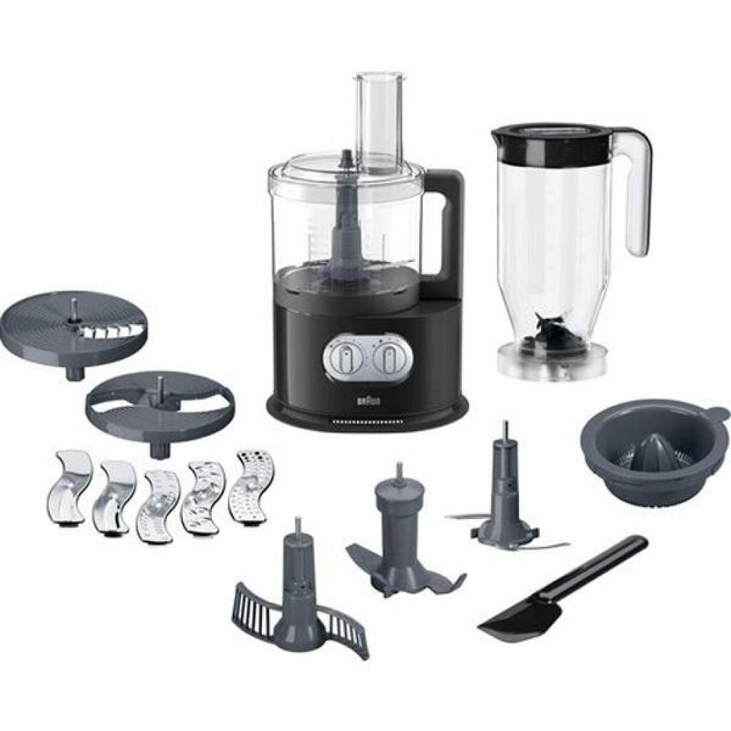 Кухонний комбайн Braun FP 5150 Black - зображення 1