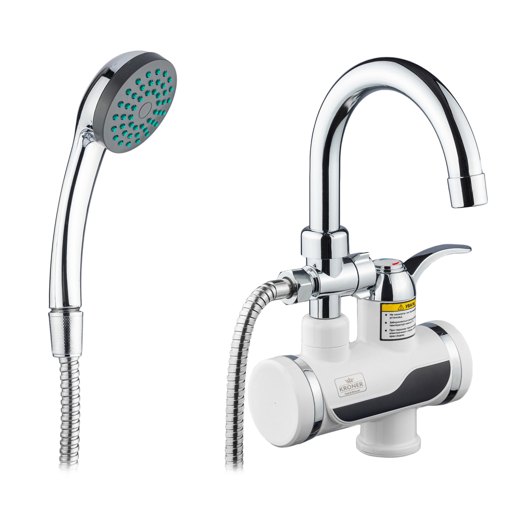 Проточний водонагрівач Kroner Volt-CW191MDS (CV023248) - зображення 1