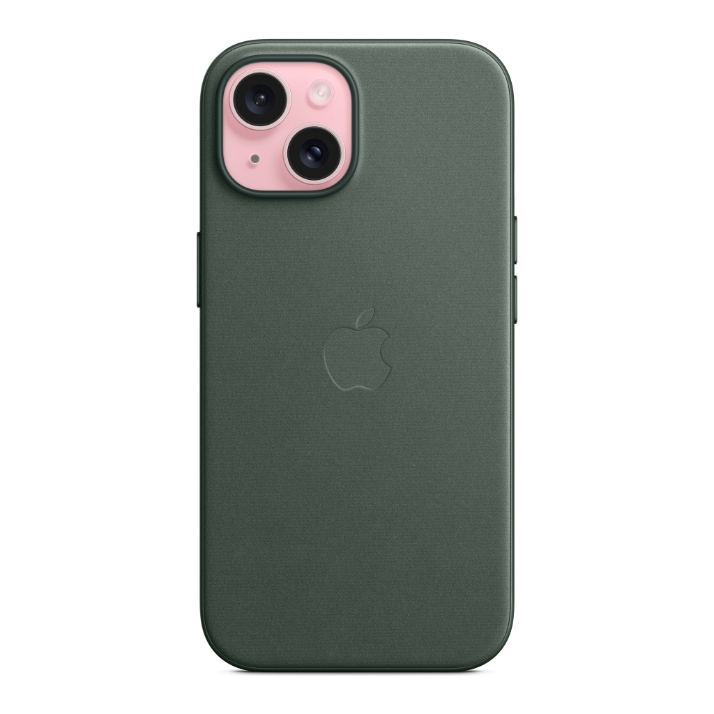 Чохол до мобільного телефона Apple iPhone 15 FineWoven Case with MagSafe Evergreen (MT3J3ZM/A) - зображення 2