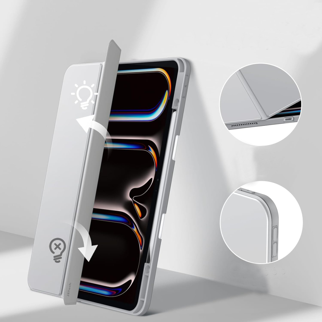 Чохол до планшета BeCover Soft Edge TPU Apple iPad Pro 12.9 2020/2021/2022 Gray (711709) - зображення 4