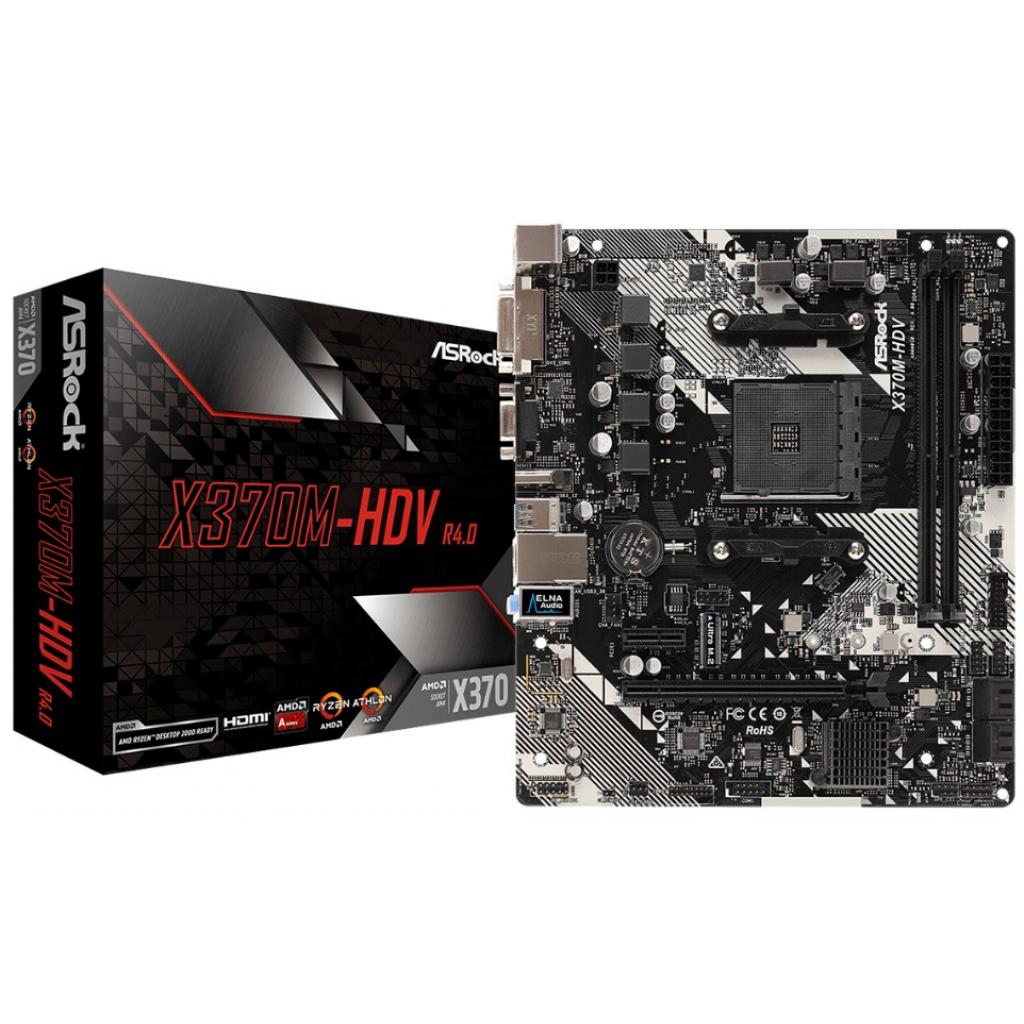 Материнська плата ASRock X370M-HDV R4.0 - зображення 1