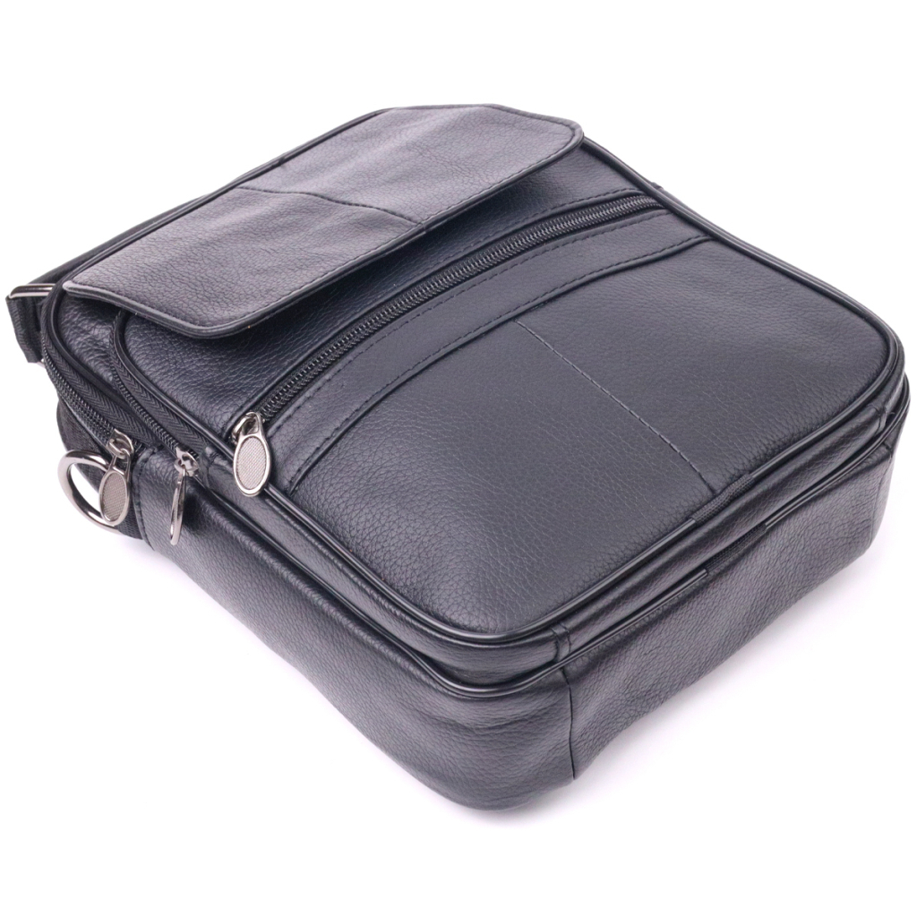 Сумка Vintage Чоловіча шкіряна Чорна (21396) - зображення 5