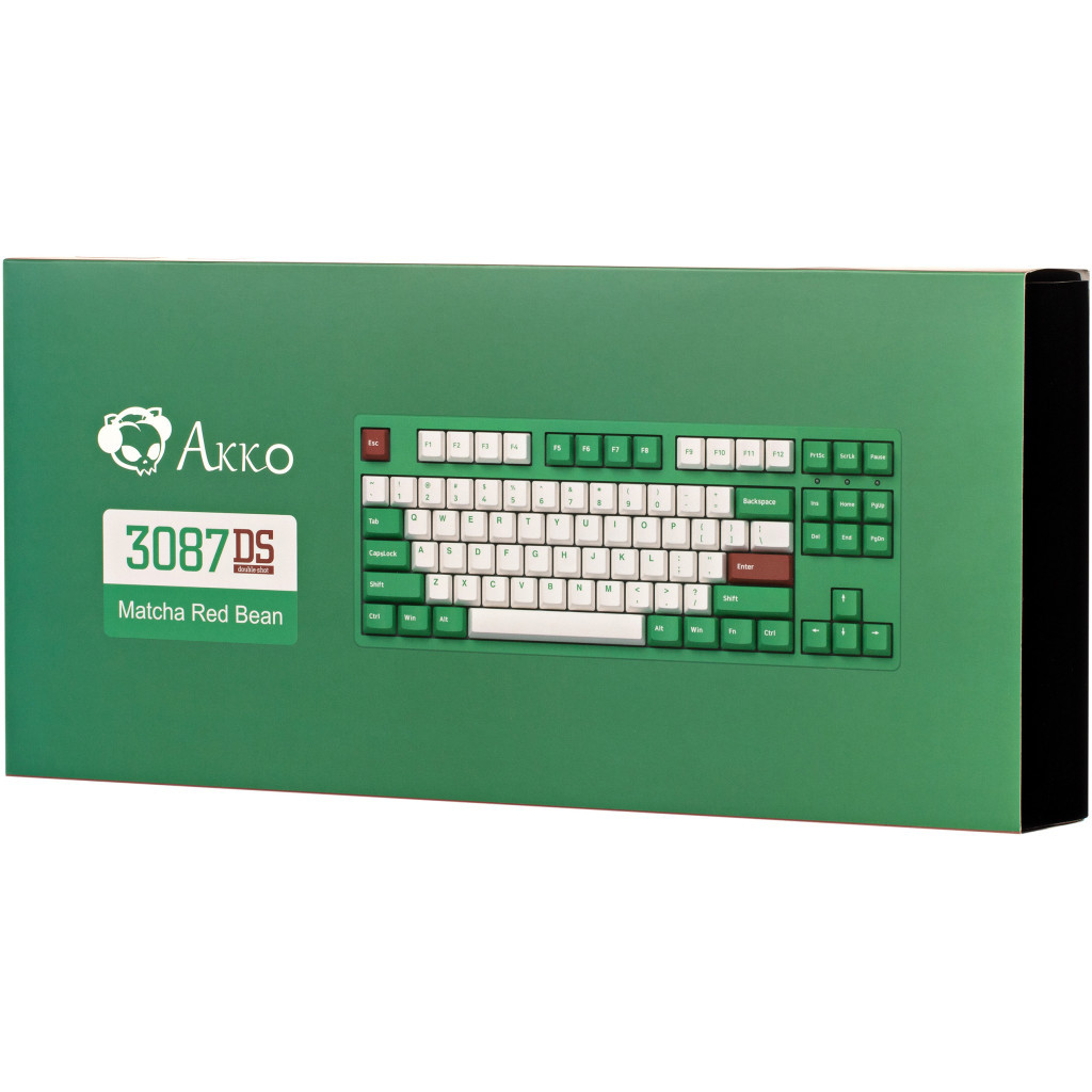 Клавіатура Akko 3087 Matcha Red Bean Cherry MX Red Green (A3087_MA_CR) - зображення 11