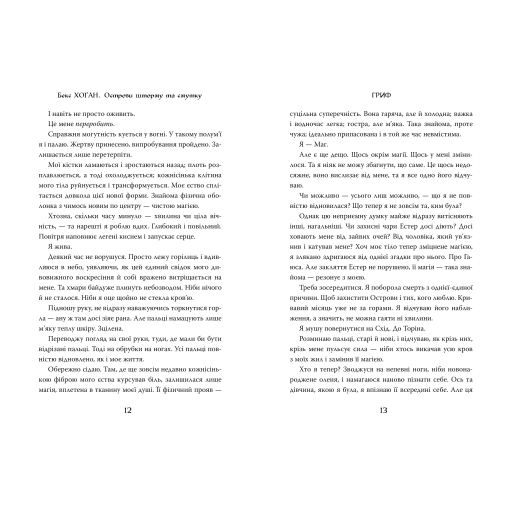 Книга Острови шторму та смутку. Книга 3: Гриф - Бекс Хоґан Видавництво РМ (9789669177643) - зображення 3