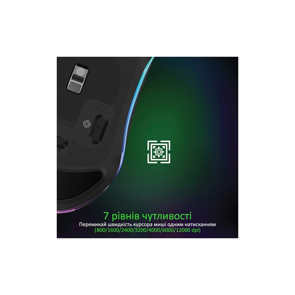 Мишка Vertux Phoenix USB Black (phoenix.black) - зображення 3