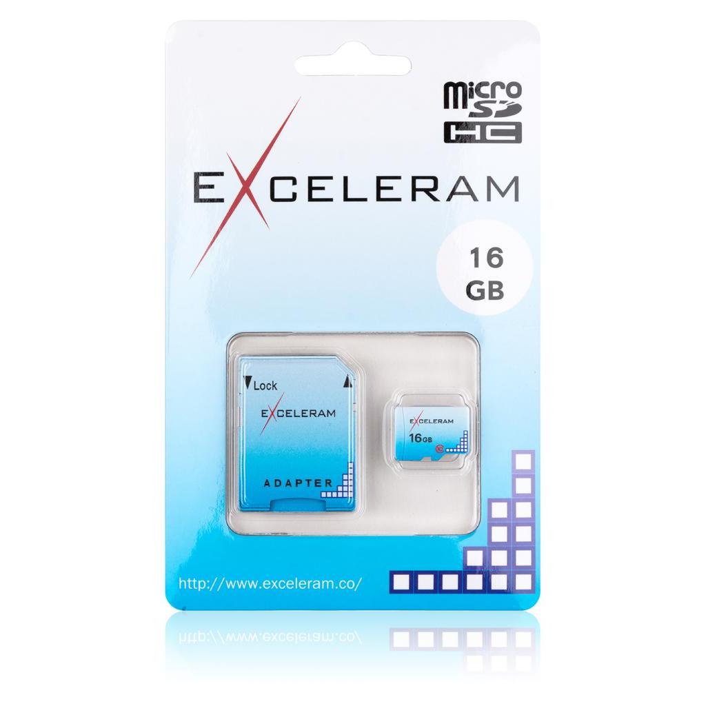 Карта пам'яті eXceleram 16GB microSD class 10 Color series (EMSD0004) - зображення 2
