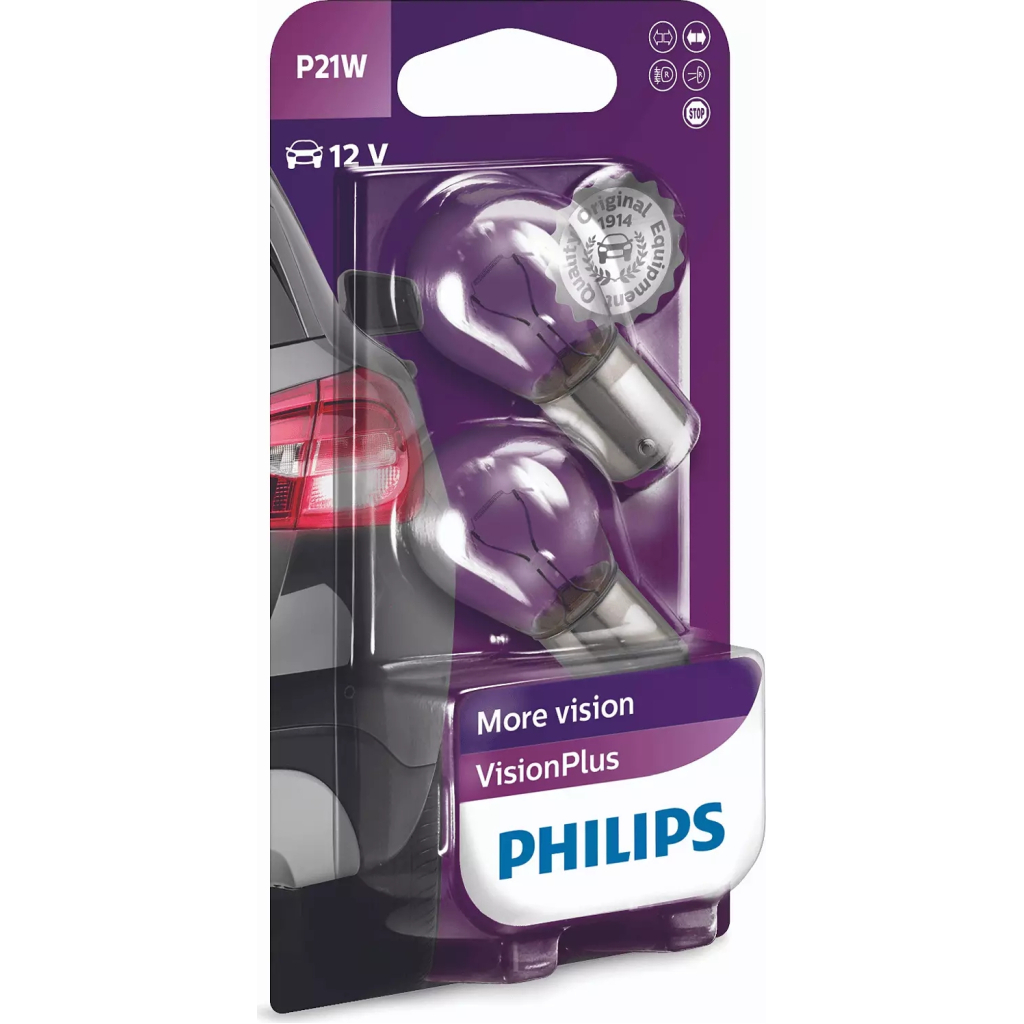 Автолампа Philips 21W (12498 VP B2) - зображення 3