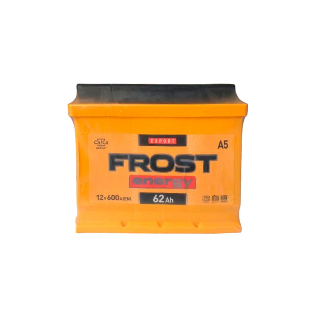 Акумулятор автомобільний FROST ENERGY 62Ah (+/-) (600EN) - зображення 1