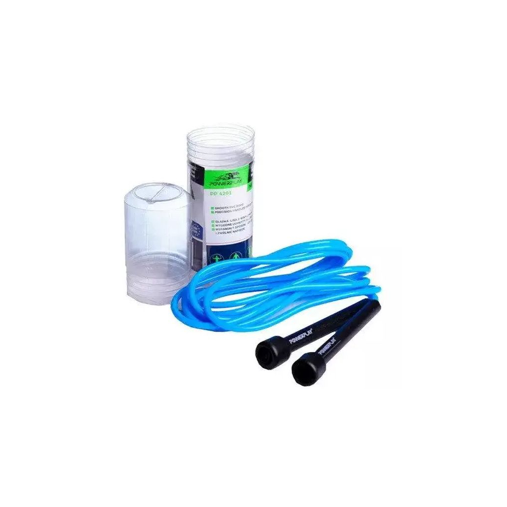 Скакалка PowerPlay 4201 Синя (PP_4201_Blue) - изображение 3