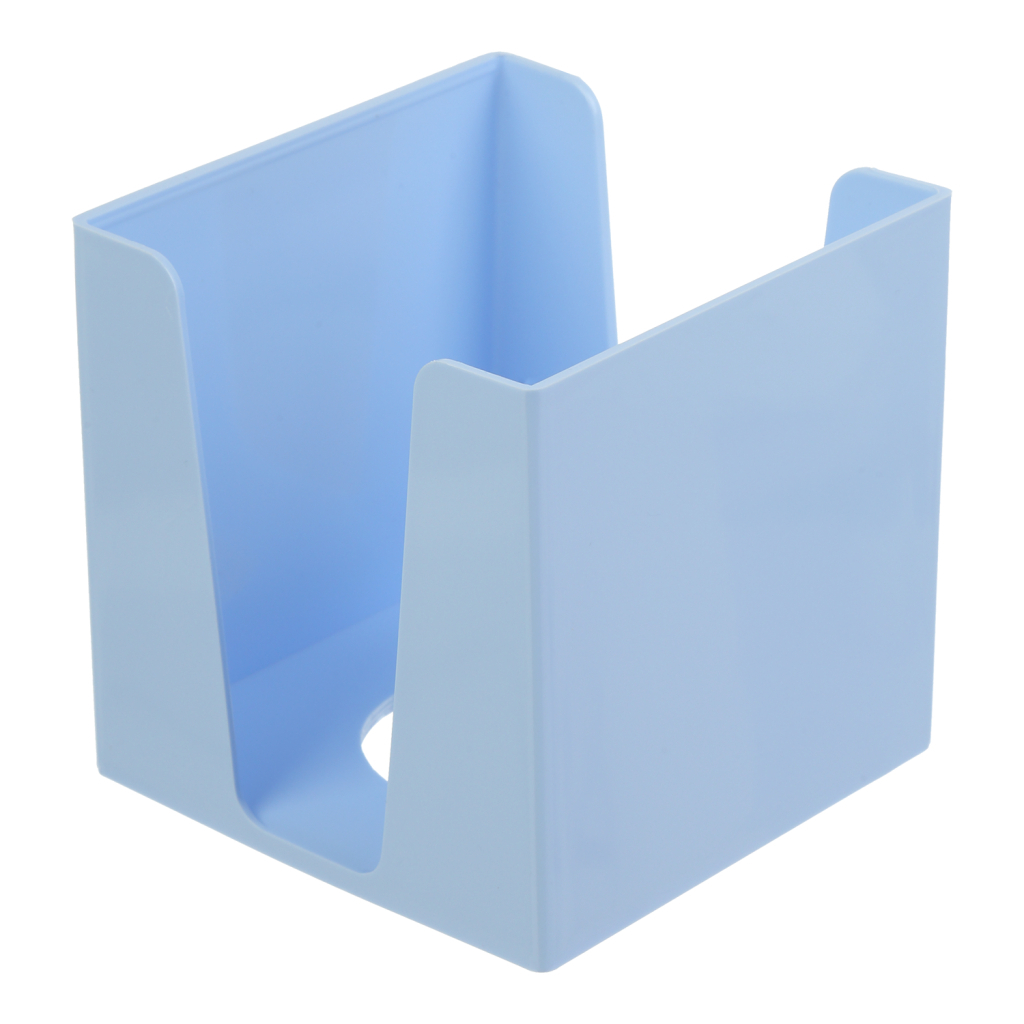 Підставка-куб для листів і паперів Buromax 90х90х90 мм, блакитний (BM.6360-14) - зображення 1