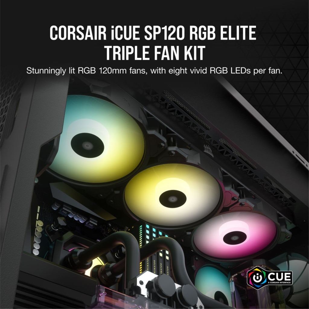 Кулер до корпусу Corsair SP120 RGB ELITE (CO-9050109-WW) - зображення 9