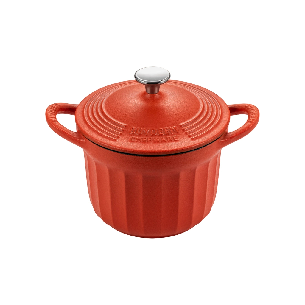 Гусятниця Buydeem CP541 Koi Red чавунна емальована 1.8 л (CP541-KR) - зображення 1