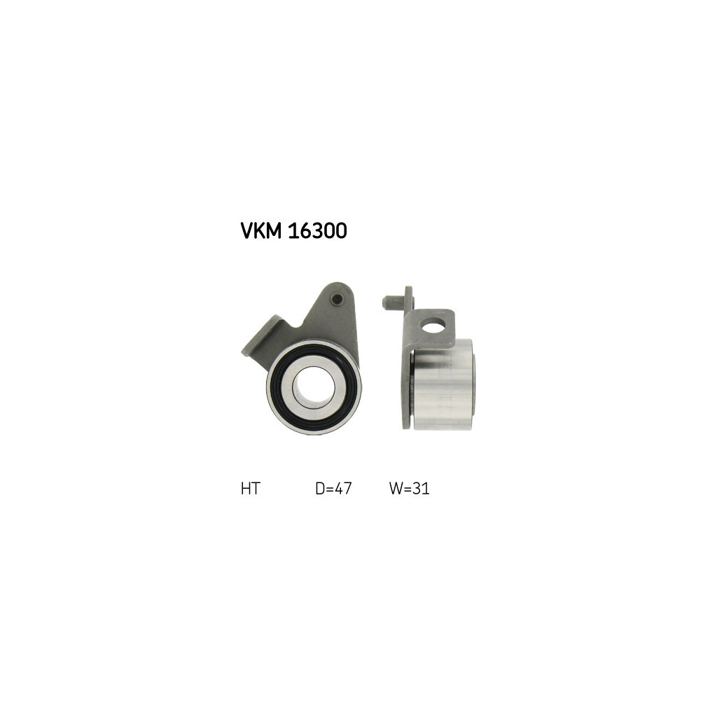 Ролик натягувача ременя SKF VKM 16300 - зображення 1