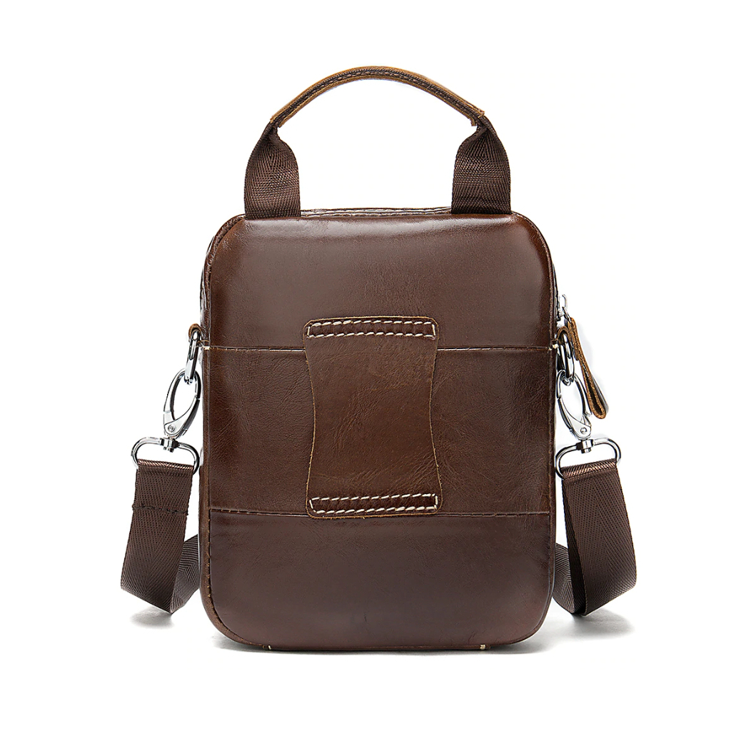 Сумка Vintage На пояс шкіряна Коричнева (20012) - зображення 5