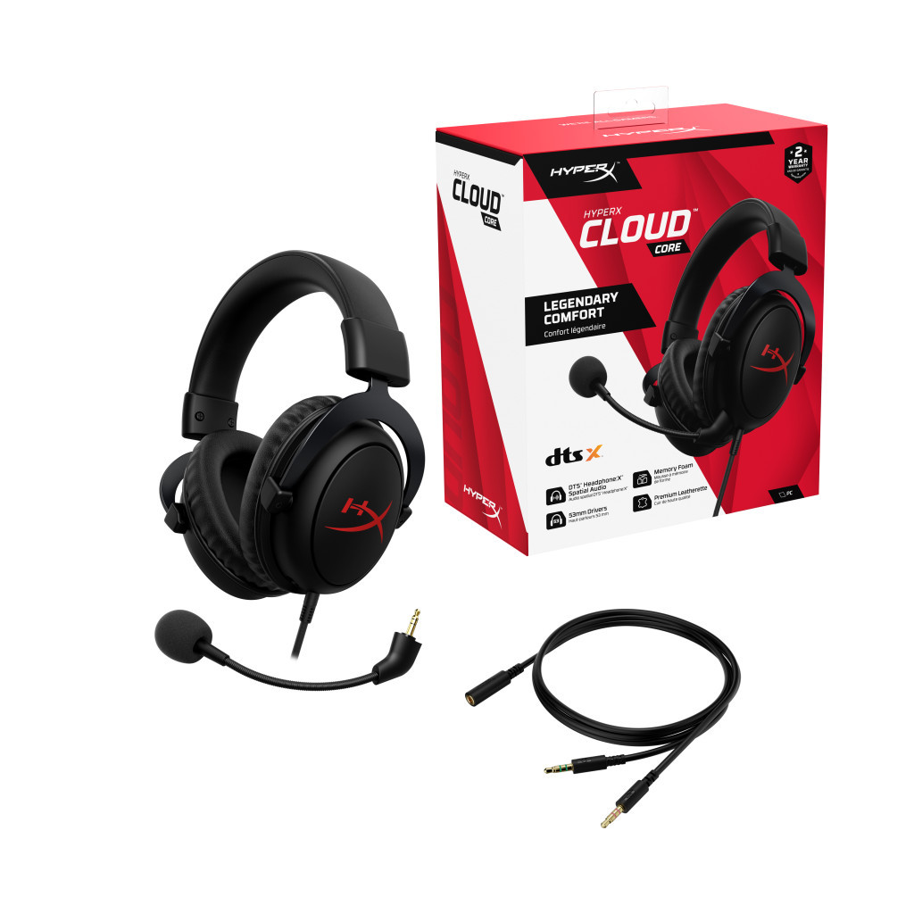 Навушники HyperX Cloud Core 7.1 Black (4P4F2AA) - зображення 7