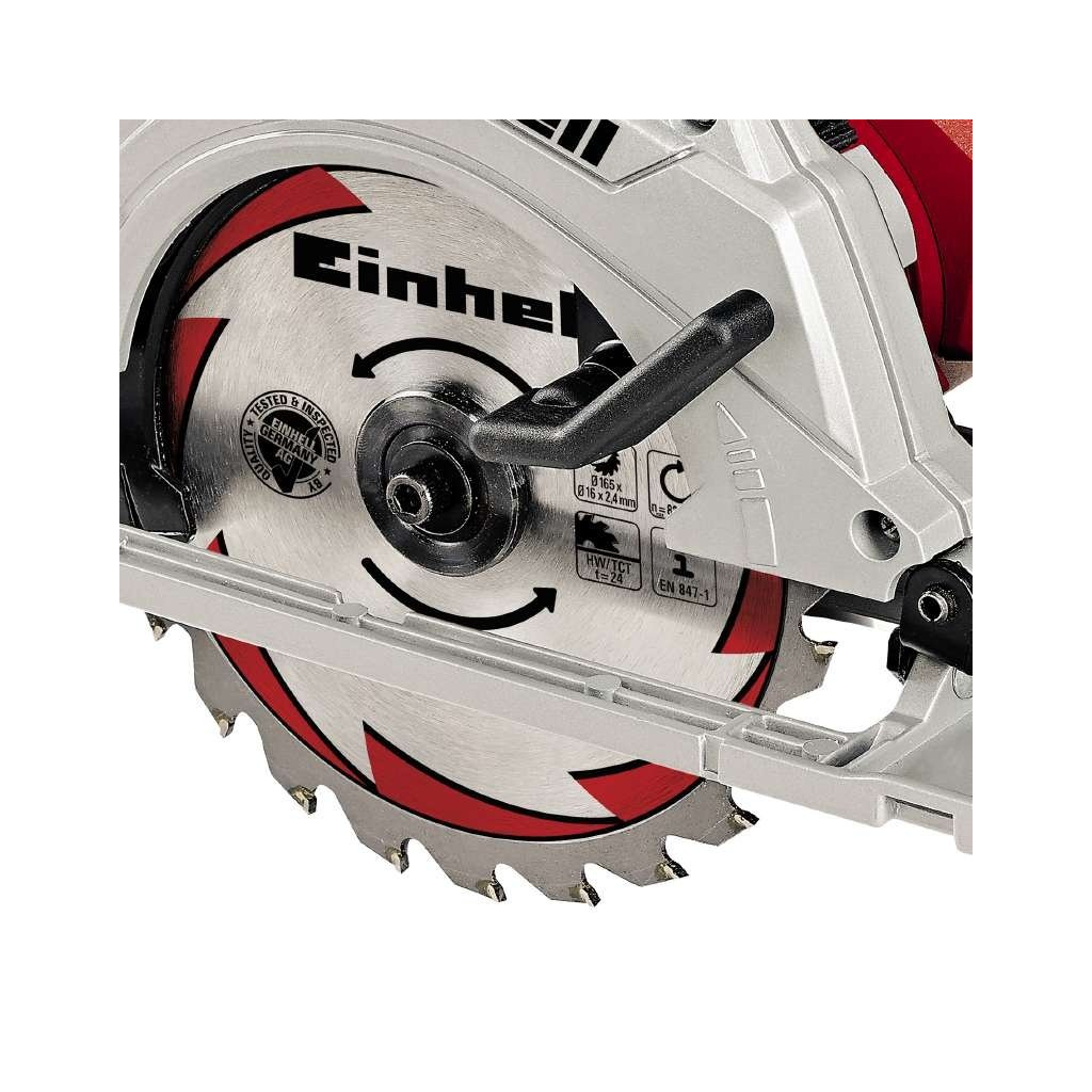 Дискова пила Einhell TE-CS 165 1200Вт, 165х16мм, 3.8кг (4331010) - зображення 4