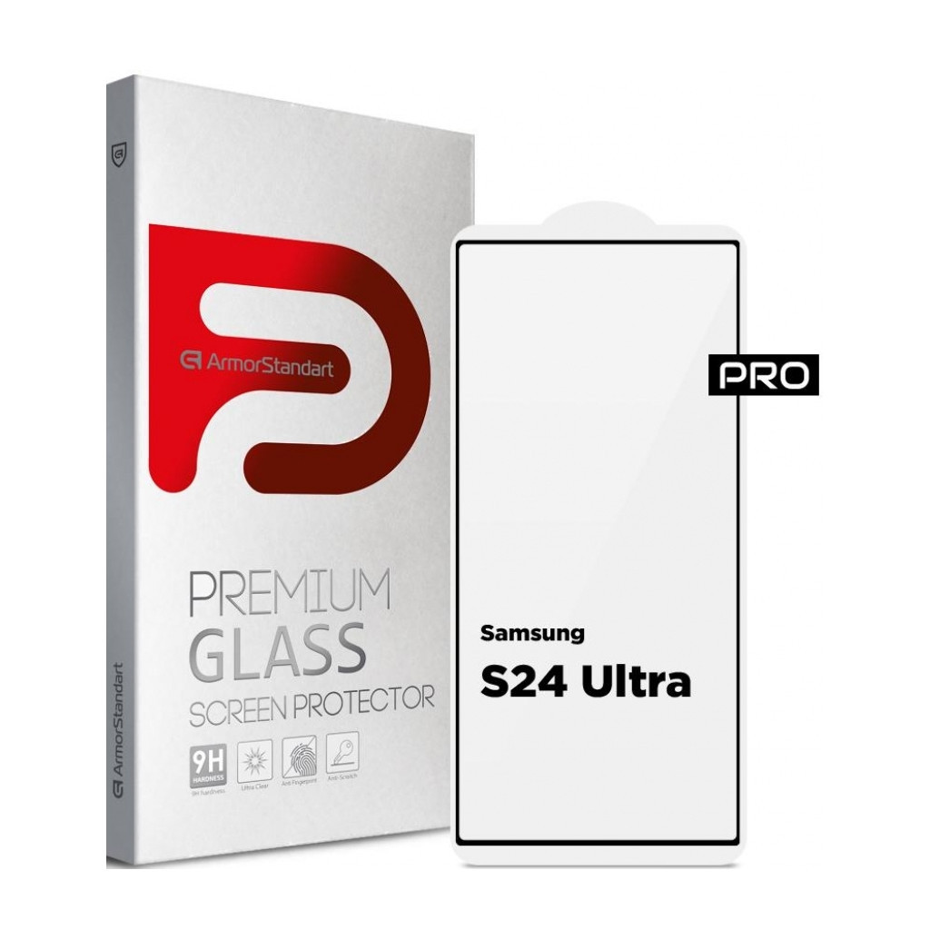 Скло захисне Armorstandart Pro Samsung S24 Ultra Black (ARM72438) - зображення 1