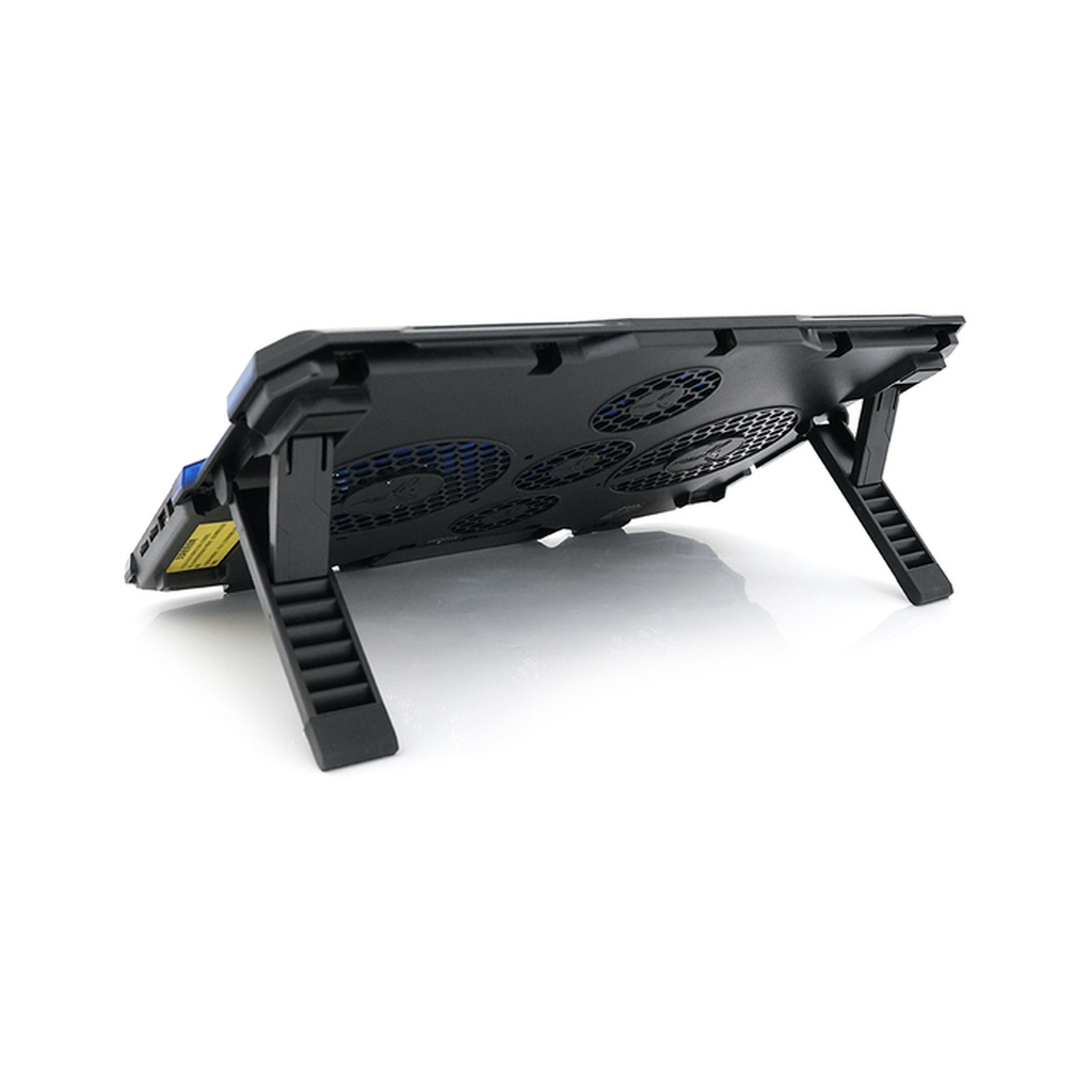 Підставка до ноутбука IceCoorel 10-15.6", 2*140mm + 3*70mm 1400 RPM, 2*USB, 410x290x26mm, Blue (A2) - зображення 4