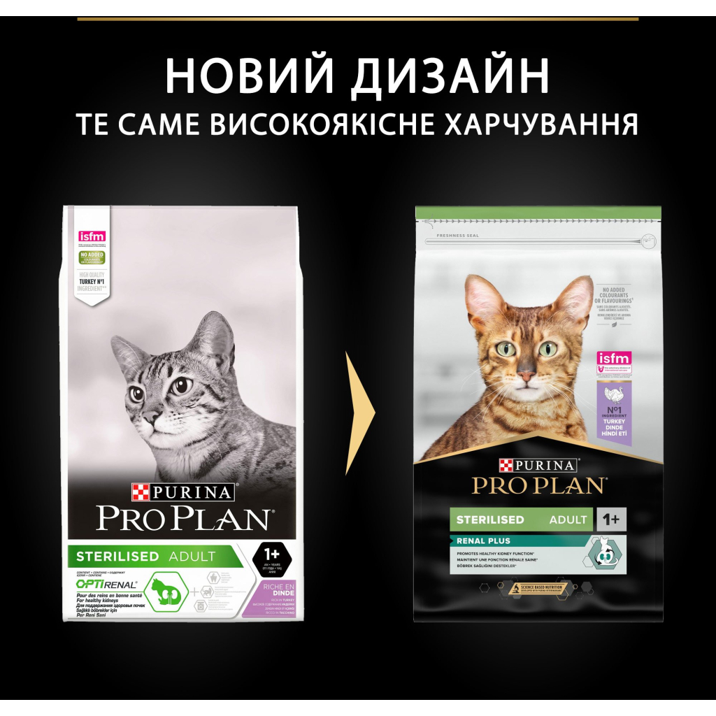Сухий корм для кішок Purina Pro Plan Sterilised Adult 1+ Renal Plus Для дорослих стерилізованих З індичкою 10 кг (7613033566547) - зображення 12