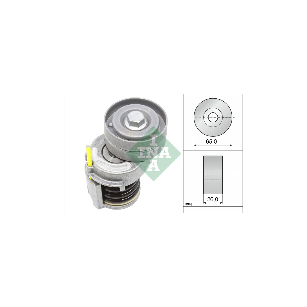 Натягувач ременя з роликом INA 534 0346 10 - зображення 1