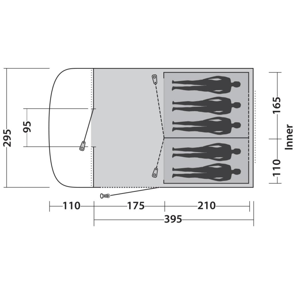 Намет Easy Camp Palmdale 500 Forest Green (928310) - зображення 10