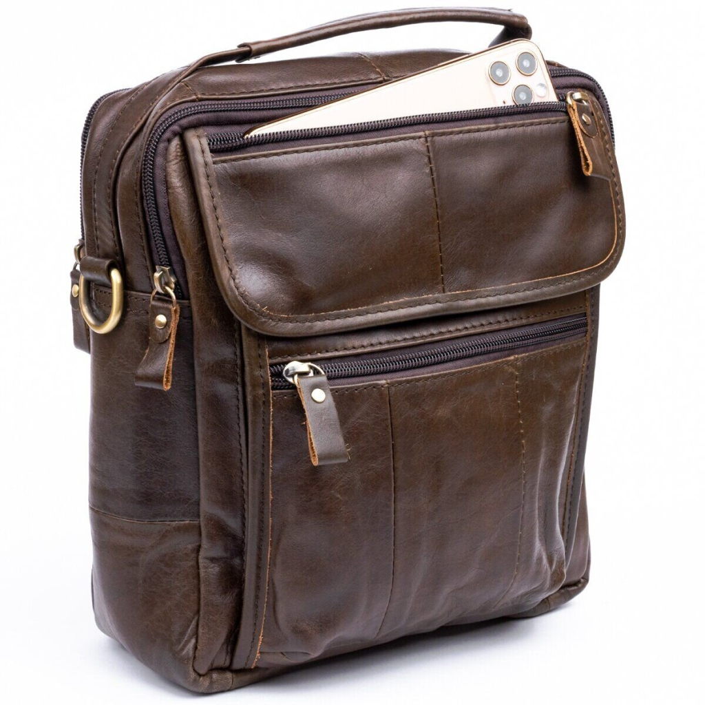 Сумка Vintage Коричнева (14764) - зображення 6