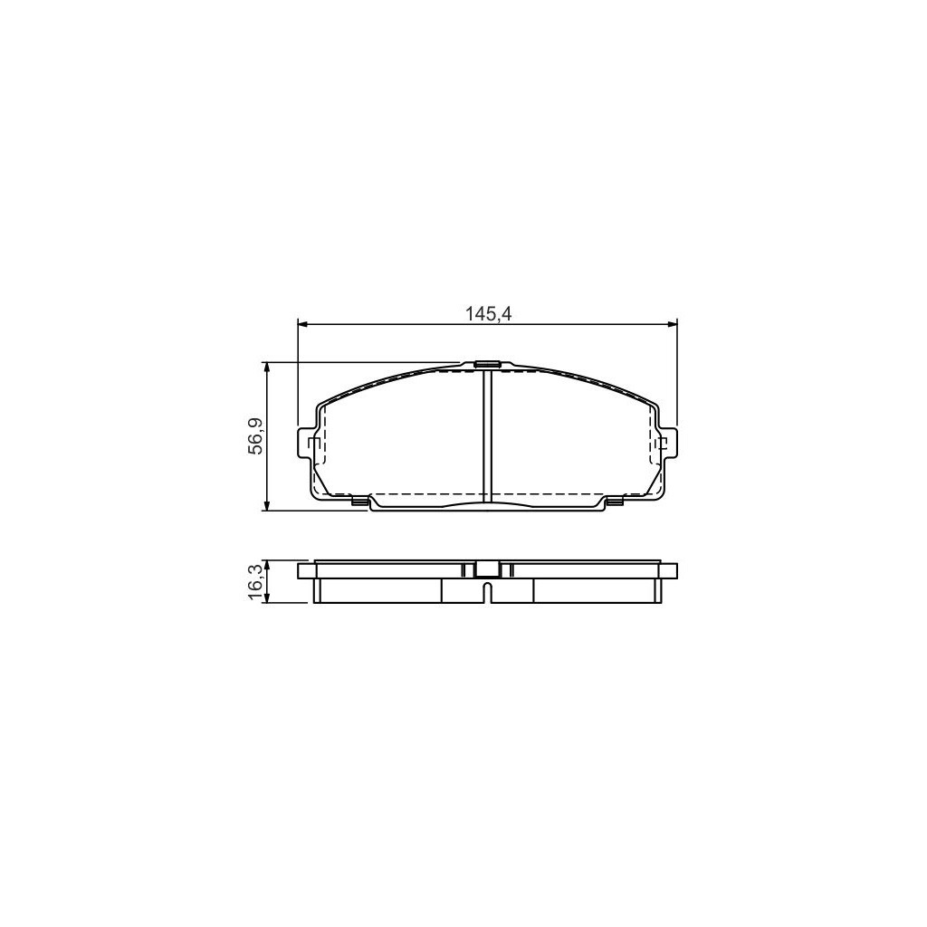 Гальмівні колодки Bosch 0 986 495 058 - зображення 1