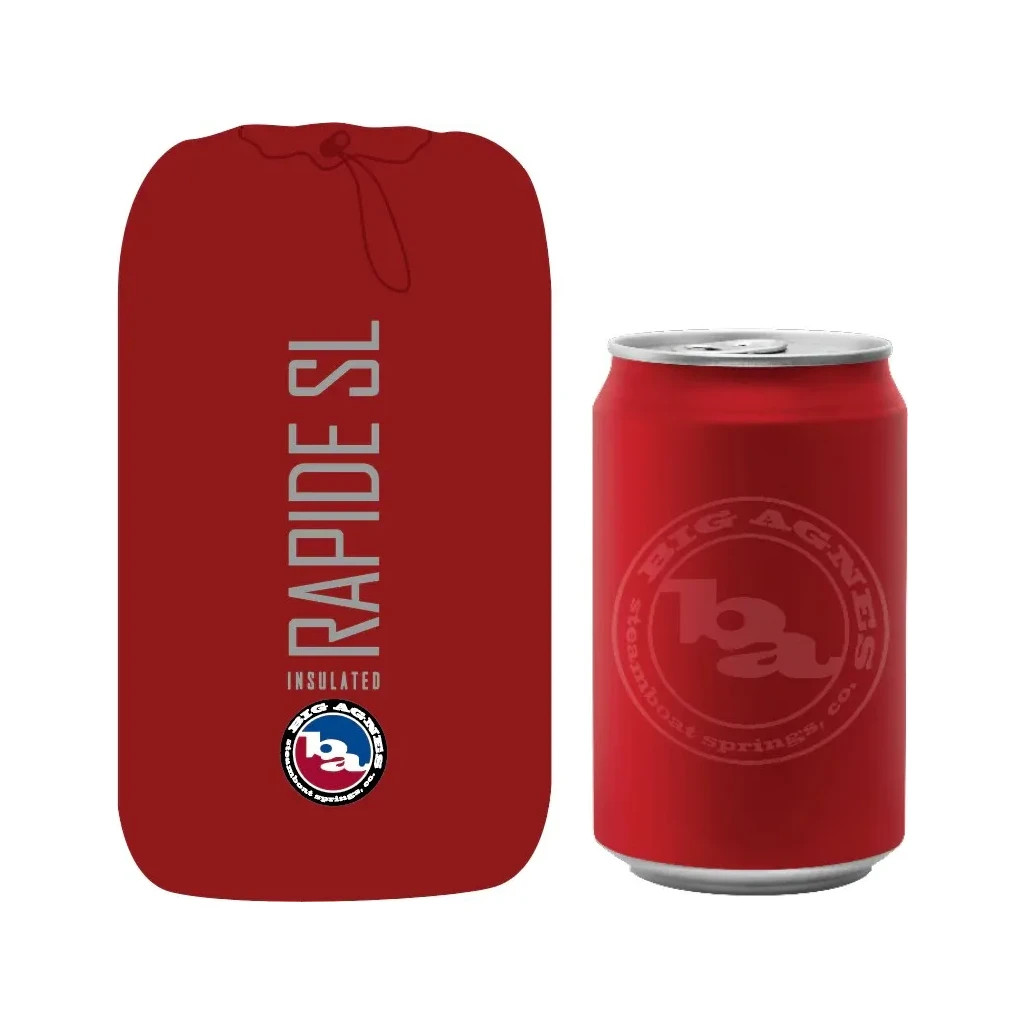 Туристичний килимок Big Agnes Rapide SL Insulated 20x72 Regular orange (021.0213) - зображення 3