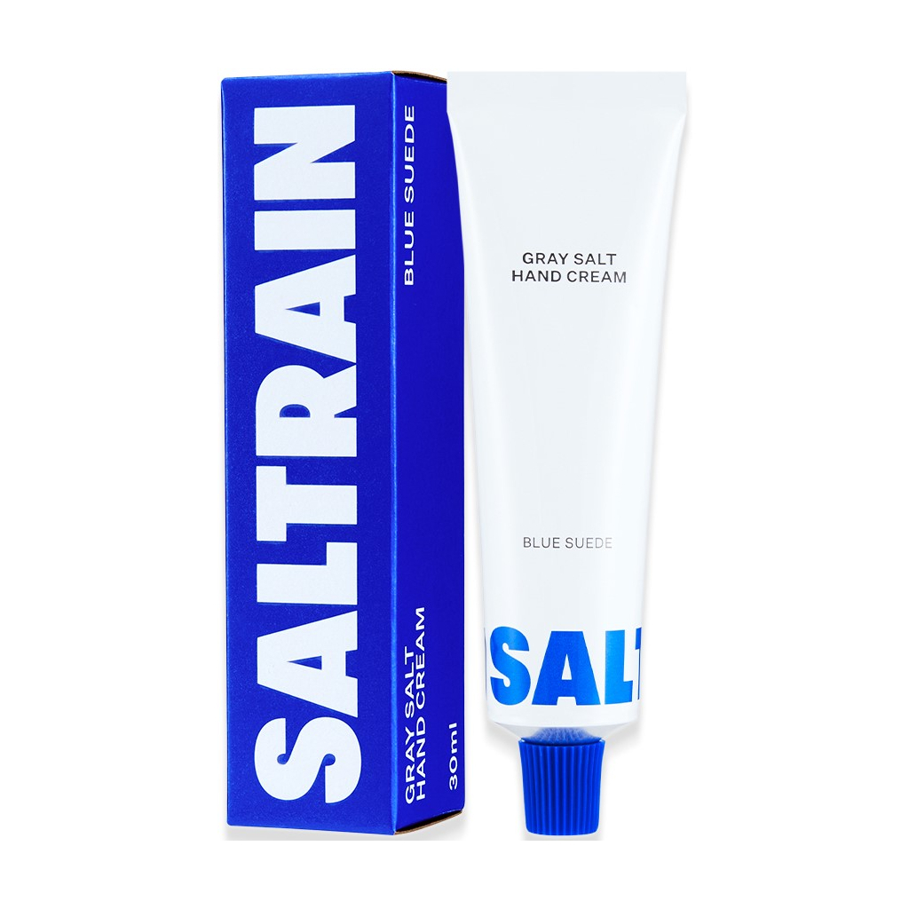 Крем для рук Saltrain Синій замш Із сірою сіллю 30 мл (8809552278606) - зображення 1