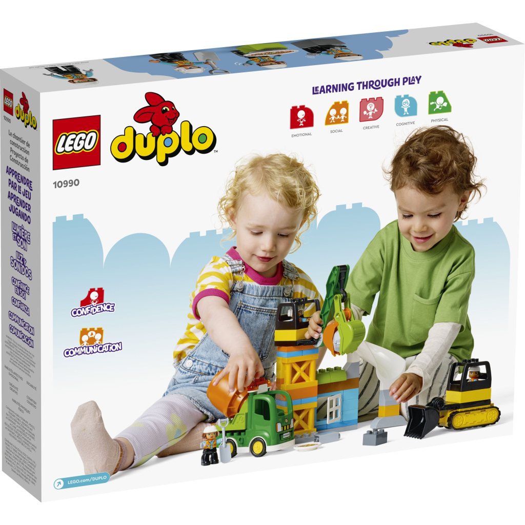 Конструктор LEGO DUPLO Town Будівельний майданчик 61 деталь (10990) - зображення 5