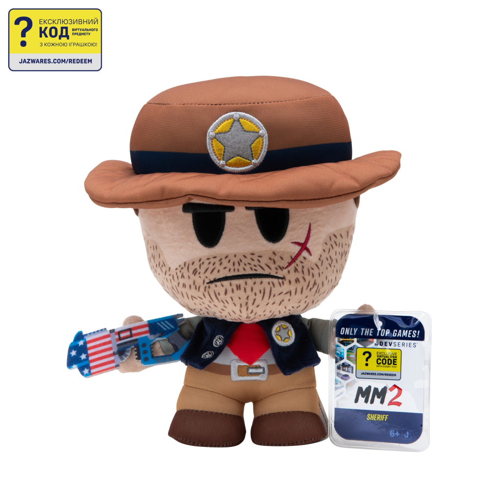 М'яка іграшка DevSeries Collector Plush Murder Mystery 2 Sheriff (CRS0010) - зображення 1