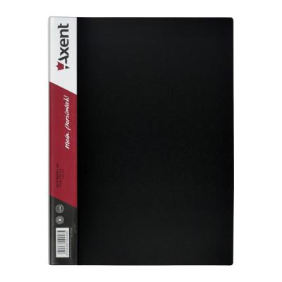 Папка з файлами Axent 60 sheet protectors, black (1060-01-А) - изображение 1