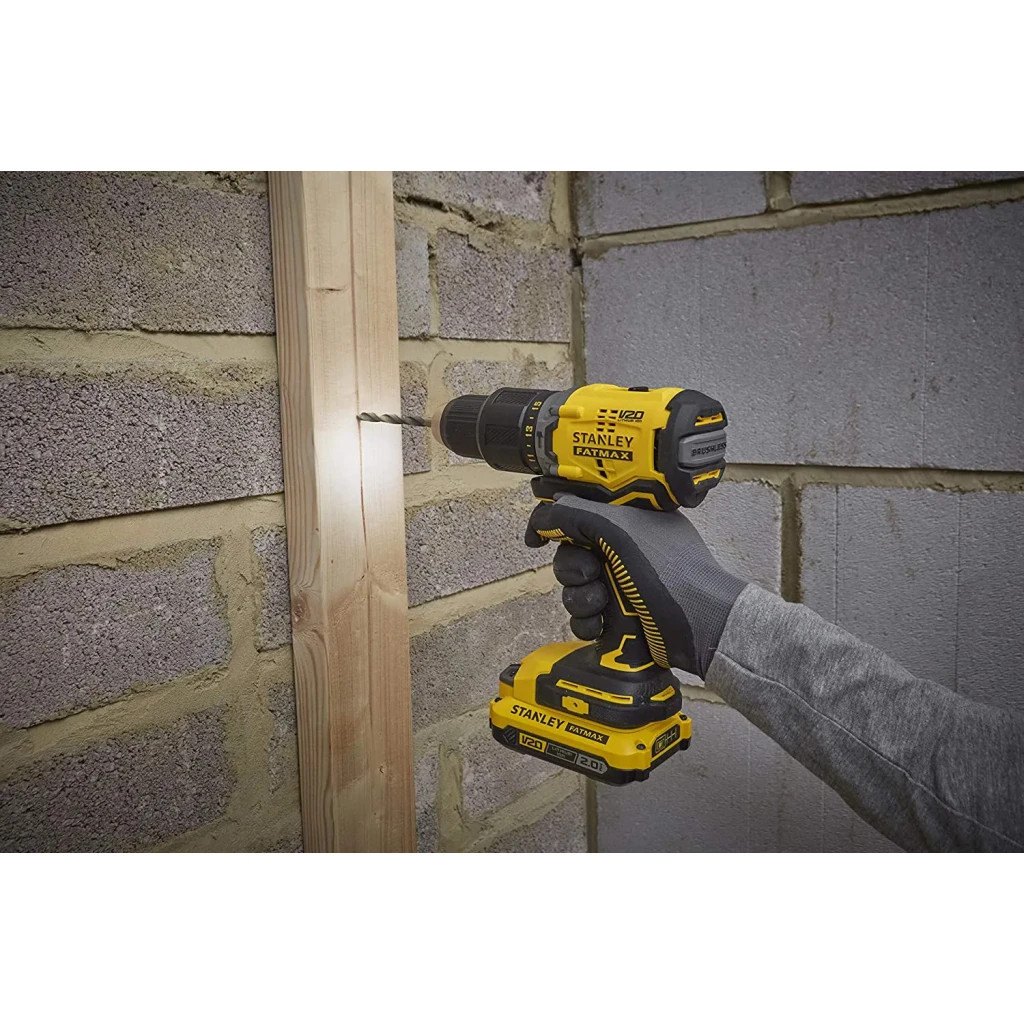 Шуруповерт Stanley FatMax, Li-lon 18 В, 60 Нм, 2 АКБ + ЗП, кейс (SFMCD715D2K) - изображение 9