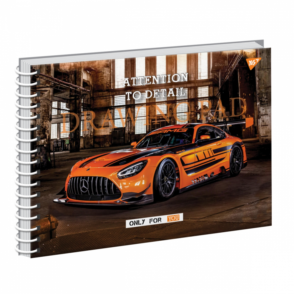 Альбом для малювання Yes А4 Auto tuning на спіралі, 20 аркушів (130473) - зображення 2