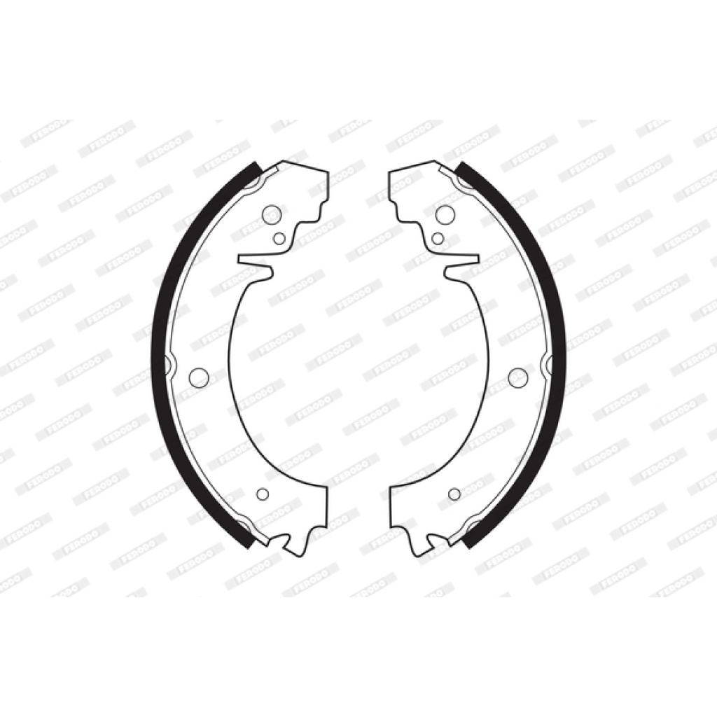 Гальмівні колодки FERODO FSB59 - зображення 1