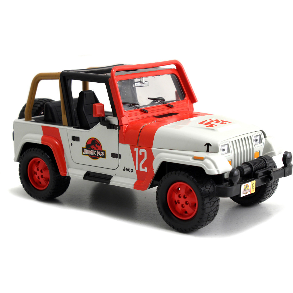 Машина Jada металева Парк Юрського періоду Джип Вранглер 1992 1:24 (253253005) - зображення 3