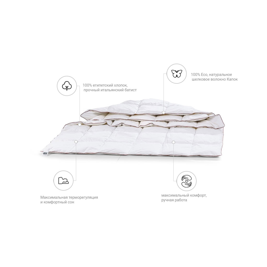 Ковдра MirSon шовкова Deluxe Hand Made №0532 літо 200x220 см (2200000459749) - зображення 2