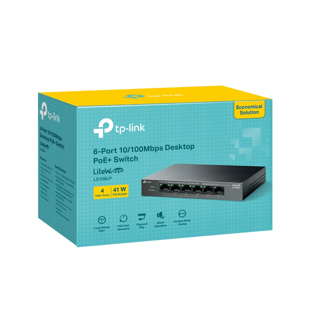 Комутатор мережевий D-Link LS106LP - зображення 6