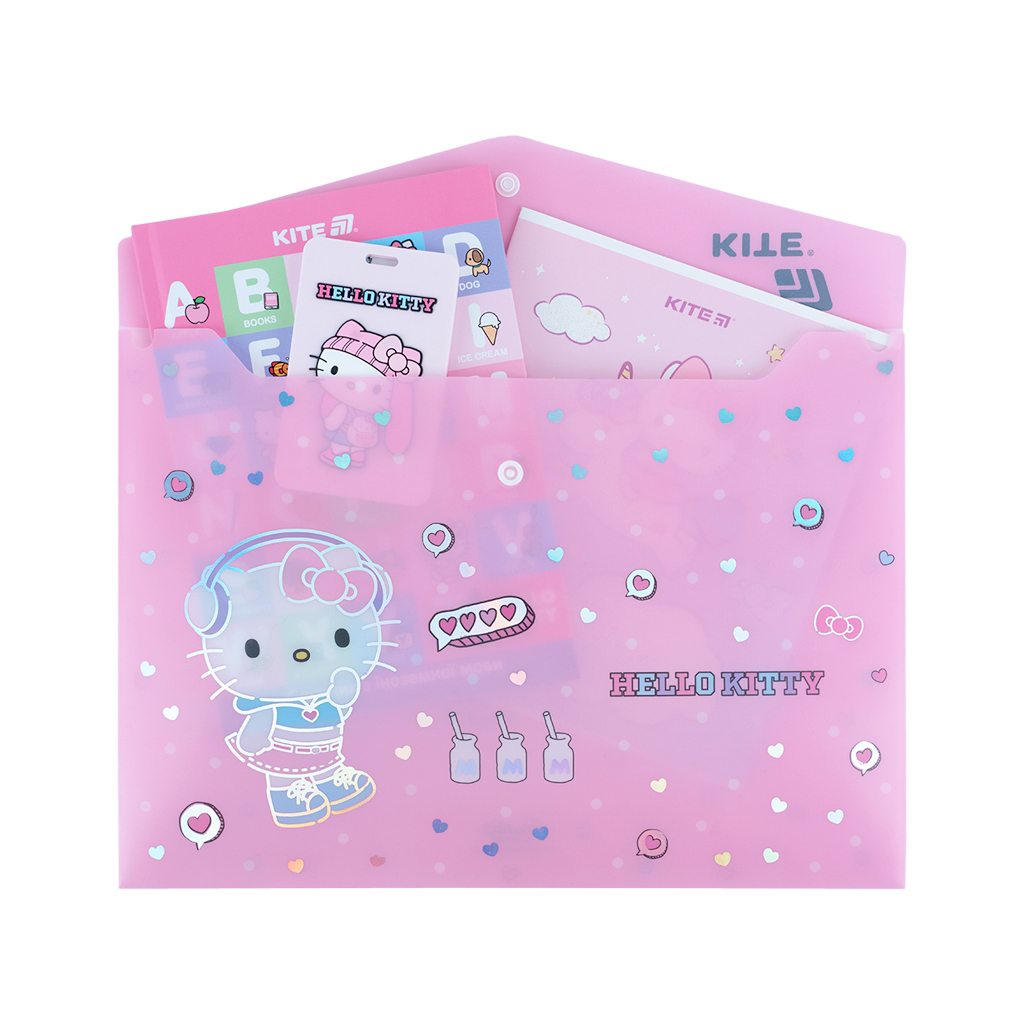 Папка - куточок Kite А4 Hello Kitty (HK25-244-4) - изображение 3