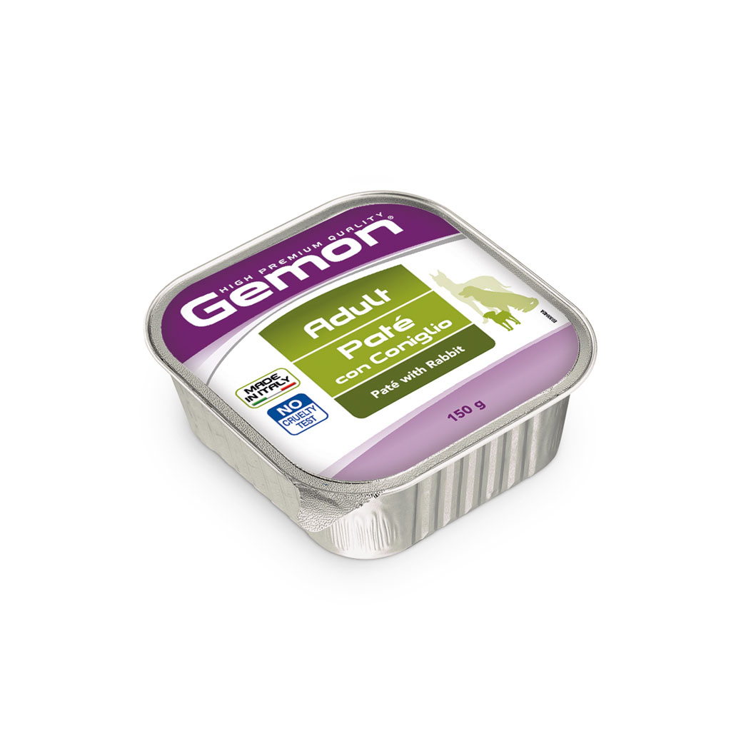 Вологий корм для собак Gemon Dog Wet кролик 150 г (8009470300421) - зображення 1