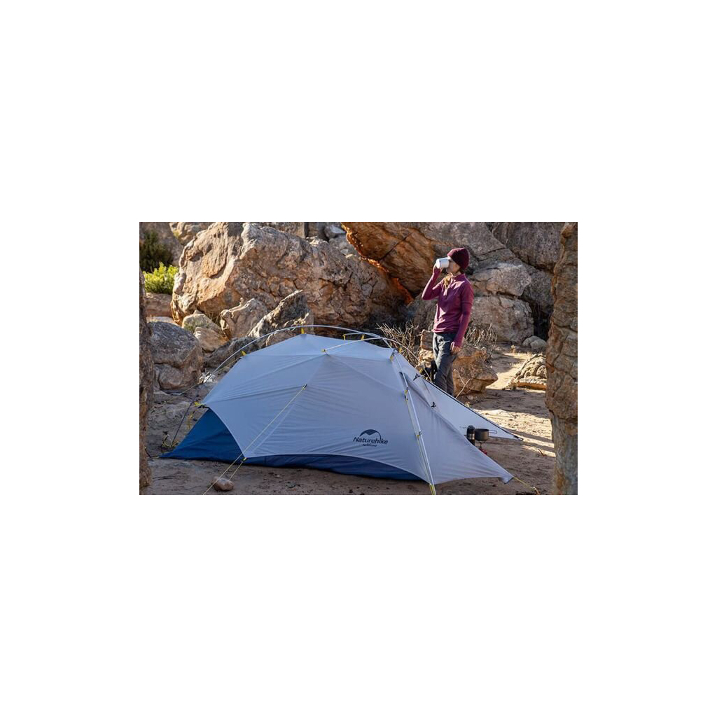 Намет Naturehike CloudUPWingII15DsiliconeNH19ZP083Grey/Blue (6927595743430) - зображення 5