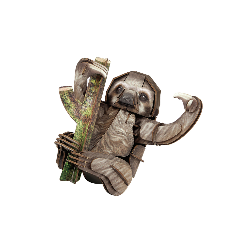 Пазл Cubic Fun тривимірний Дикі тварини Лінивець (DS1175h) - зображення 1