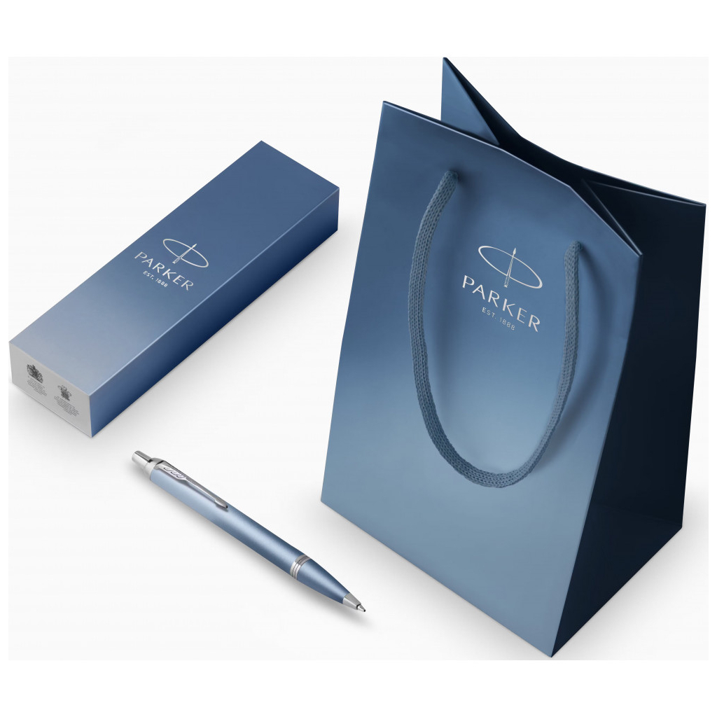 Ручка кулькова Parker IM 17 Rituals Peaceful Blue CT BP + Пакет Parker Rituals (29 432) - зображення 4
